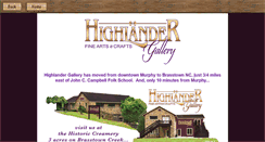 Desktop Screenshot of highlandergallery.com